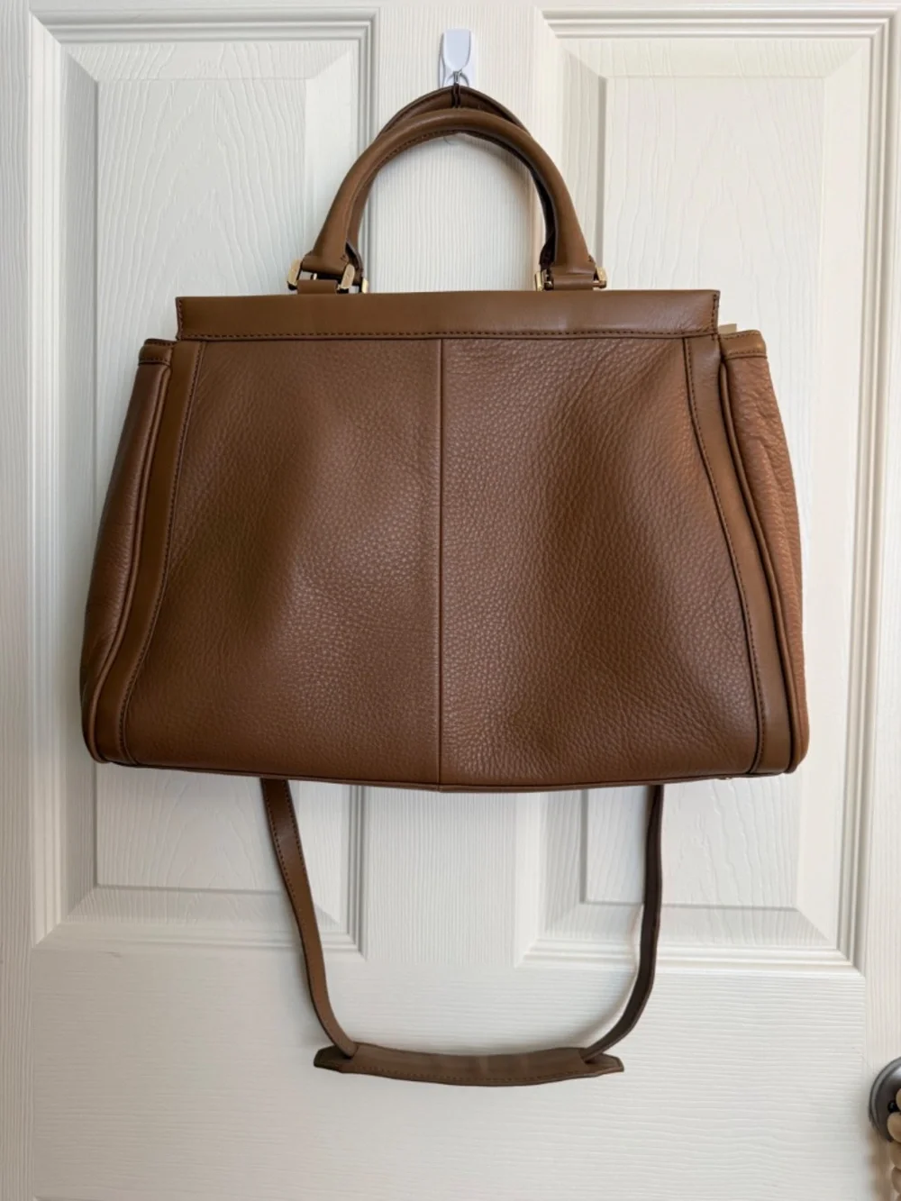 Tory Burch Amanda Leather Zip-Top Tote Bag - Pristine!